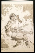 Load image into Gallery viewer, Punisher #5 1986 Mike Zeck 11x17 FRAMED Original Art Poster Marvel Comics