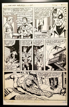 Load image into Gallery viewer, Captain America #265 pg. 6 Mike Zeck 11x17 FRAMED Original Art Poster Marvel Comics