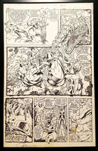 Load image into Gallery viewer, X-Men #269 pg. 20 Ms Captain Marvel Jim Lee 11x17 FRAMED Original Art Poster Marvel Comics