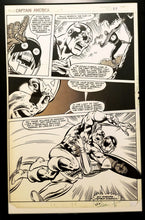 Load image into Gallery viewer, Captain America #266 pg. 23 Mike Zeck 11x17 FRAMED Original Art Poster Marvel Comics