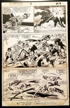 Load image into Gallery viewer, Secret Wars #1 pg. 29 by Mike Zeck 11x17 FRAMED Original Art Poster Marvel Comics