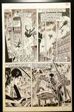 Load image into Gallery viewer, Web Spider-Man #31: Kraven's Last Hunt Mike Zeck 11x17 FRAMED Original Art Poster Marvel
