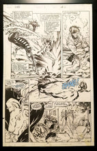 Load image into Gallery viewer, X-Men #1 pg. 17 Gambit Jim Lee 11x17 FRAMED Original Art Poster Marvel Comics