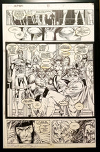 Load image into Gallery viewer, X-Men #8 pg. 4 Jubilee Jim Lee 11x17 FRAMED Original Art Poster Marvel Comics