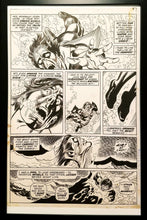 Load image into Gallery viewer, Amazing Spider-Man #102 pg. 21 Gil Kane 11x17 FRAMED Original Art Poster Marvel Comics
