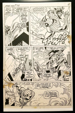 Load image into Gallery viewer, Amazing Spider-Man #98 pg. 14 Gil Kane 11x17 FRAMED Original Art Poster Marvel Comics