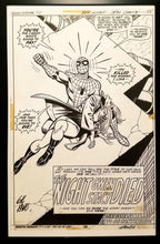 Load image into Gallery viewer, Amazing Spider-Man #121 pg. 20 Gil Kane 11x17 FRAMED Original Art Poster Marvel Comics