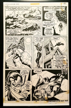 Load image into Gallery viewer, Amazing Spider-Man #101 pg. 19 Gil Kane 11x17 FRAMED Original Art Poster Marvel Comics Poster