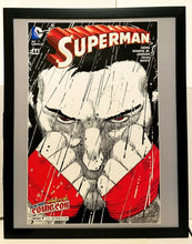 Load image into Gallery viewer, Superman by John Romita Jr. 11x14 FRAMED DC Comics Art Print Poster