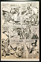Load image into Gallery viewer, Amazing Spider-Man #96 pg. 6 Gil Kane 11x17 FRAMED Original Art Poster Marvel Comics
