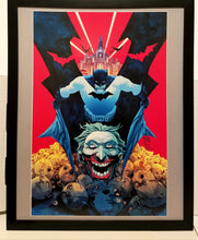 Load image into Gallery viewer, Batman & Joker by Francis Manapul 11x14 FRAMED DC Comics Art Print Poster