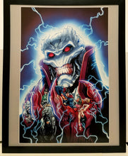 Load image into Gallery viewer, Justice League of America by Carlos D'Anda 11x14 FRAMED DC Comics Art Print Poster