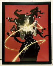Load image into Gallery viewer, Wonder Woman by Claire Wendling 11x14 FRAMED DC Comics Art Print Poster