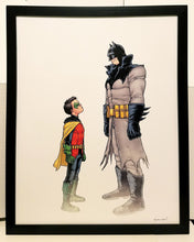 Load image into Gallery viewer, Damian Son of Batman by Chris Burnham 11x14 FRAMED DC Comics Art Print Poster