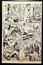Load image into Gallery viewer, Amazing Spider-Man #101 pg. 23 Gil Kane 11x17 FRAMED Original Art Poster Marvel Comics