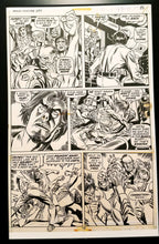 Load image into Gallery viewer, Amazing Spider-Man #101 pg. 15 Gil Kane 11x17 FRAMED Original Art Poster Marvel Comics