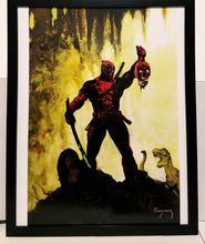 Load image into Gallery viewer, Deadpool Zombie by Arthur Suydam 11x14 FRAMED Marvel Comics Art Print Poster