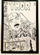 Load image into Gallery viewer, Thor #167 Variant by Jack Kirby 12x18 FRAMED Marvel Comics Vintage Art Print Poster