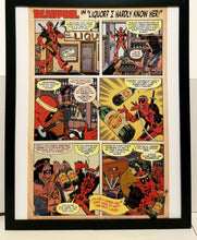 Load image into Gallery viewer, Deadpool Vintage Hostess 70s ad homage 11x14 FRAMED Marvel Comics Art Print Poster