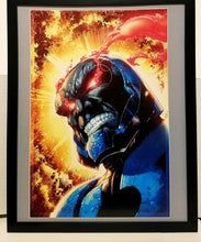 Load image into Gallery viewer, Darkseid from Justice League by Ivan Reis 11x14 FRAMED DC Comics Art Print Poster