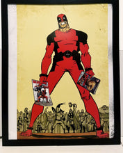 Load image into Gallery viewer, Deadpool MCU Team-Up by Skottie Young 11x14 FRAMED Marvel Comics Art Print Poster