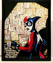 Load image into Gallery viewer, Harley Quinn by Mike Huddleston 11x14 FRAMED DC Comics Art Print Poster