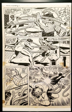 Load image into Gallery viewer, Amazing Spider-Man #89 pg. 14 Gil Kane11x17 FRAMED Original Art Poster Marvel Comics
