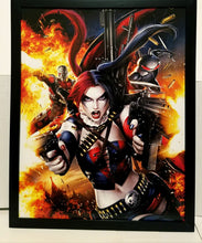 Load image into Gallery viewer, Harley Quinn & Suicide Squad by Jeremy Roberts 11x14 FRAMED DC Comics Art Print Poster