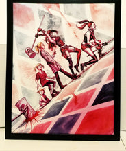 Load image into Gallery viewer, Harley Quinn Evolution by Juan Ferreyra 11x14 FRAMED DC Comics Art Print Poster