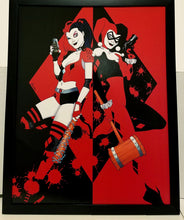 Load image into Gallery viewer, Harley Quinn by Amanda Conner 11x14 FRAMED DC Comics Art Print Poster