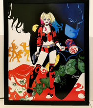 Load image into Gallery viewer, Harley Quinn by Amanda Conner 11x14 FRAMED DC Comics Art Print Poster