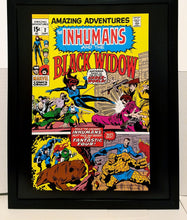 Load image into Gallery viewer, Amazing Adventures #2 Black Widow 11x14 FRAMED Marvel Comics Art Print Poster