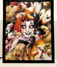 Load image into Gallery viewer, Harley Quinn by Amanda Conner 11x14 FRAMED DC Comics Peta Art Print Poster