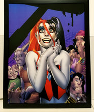 Load image into Gallery viewer, Harley Quinn by Amanda Conner 11x14 FRAMED DC Comics Art Print Poster