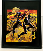 Load image into Gallery viewer, Black Widow by J.G. Jones 11x14 FRAMED Marvel Comics Art Print Poster