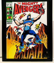 Load image into Gallery viewer, Avengers #63 Goliath by Gene Colan 11x14 FRAMED Marvel Comics Art Print Poster