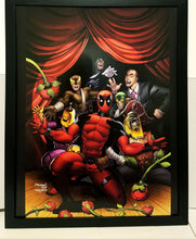 Load image into Gallery viewer, Deadpool the Musical by Ryan Stegman 11x14 FRAMED Marvel Comics Art Print Poster