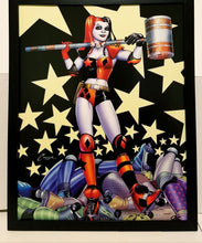 Load image into Gallery viewer, Harley Quinn by Amanda Conner 11x14 FRAMED DC Comics Art Print Poster