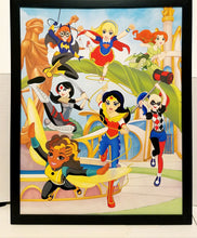 Load image into Gallery viewer, Super Hero Girls by Yancey Labat 11x14 FRAMED DC Comics Art Print Poster