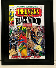 Load image into Gallery viewer, Amazing Adventures #1 Black Widow 11x14 FRAMED Marvel Comics Art Print Poster
