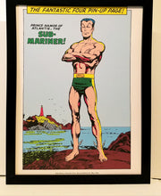 Load image into Gallery viewer, Namor the Sub-Mariner by John Byrne 9x12 FRAMED Marvel Comics Art Print Poster