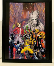 Load image into Gallery viewer, Guardians of the Galaxy by Art Adams 11x14 FRAMED Marvel Comics Art Print Poster