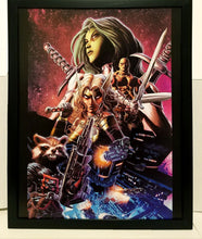 Load image into Gallery viewer, Guardians of the Galaxy 3000 by Nico Leon 11x14 FRAMED Marvel Comics Art Print Poster