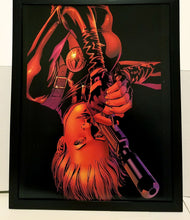 Load image into Gallery viewer, Black Widow by Bryan Hitch 11x14 FRAMED Marvel Comics Art Print Poster