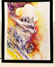Load image into Gallery viewer, Guardians Rocket Raccoon by Christian Ward 11x14 FRAMED Marvel Comics Art Print Poster