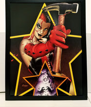 Load image into Gallery viewer, Harley Quinn by Amanda Conner 11x14 FRAMED DC Comics Art Print Poster
