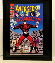 Load image into Gallery viewer, Avengers #43 Red Guardian by John Buscema 11x14 FRAMED Marvel Comics Art Print Poster