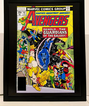 Load image into Gallery viewer, Avengers #167 Guardians by George Perez 11x14 FRAMED Marvel Comics Art Print Poster