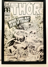 Load image into Gallery viewer, Mighty Thor #132 by Jack Kirby 12x18 FRAMED Original Art Poster Marvel Comics