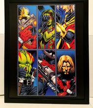 Load image into Gallery viewer, Guardians of the Galaxy by Paul Pelletier 11x14 FRAMED Marvel Comics Art Print Poster